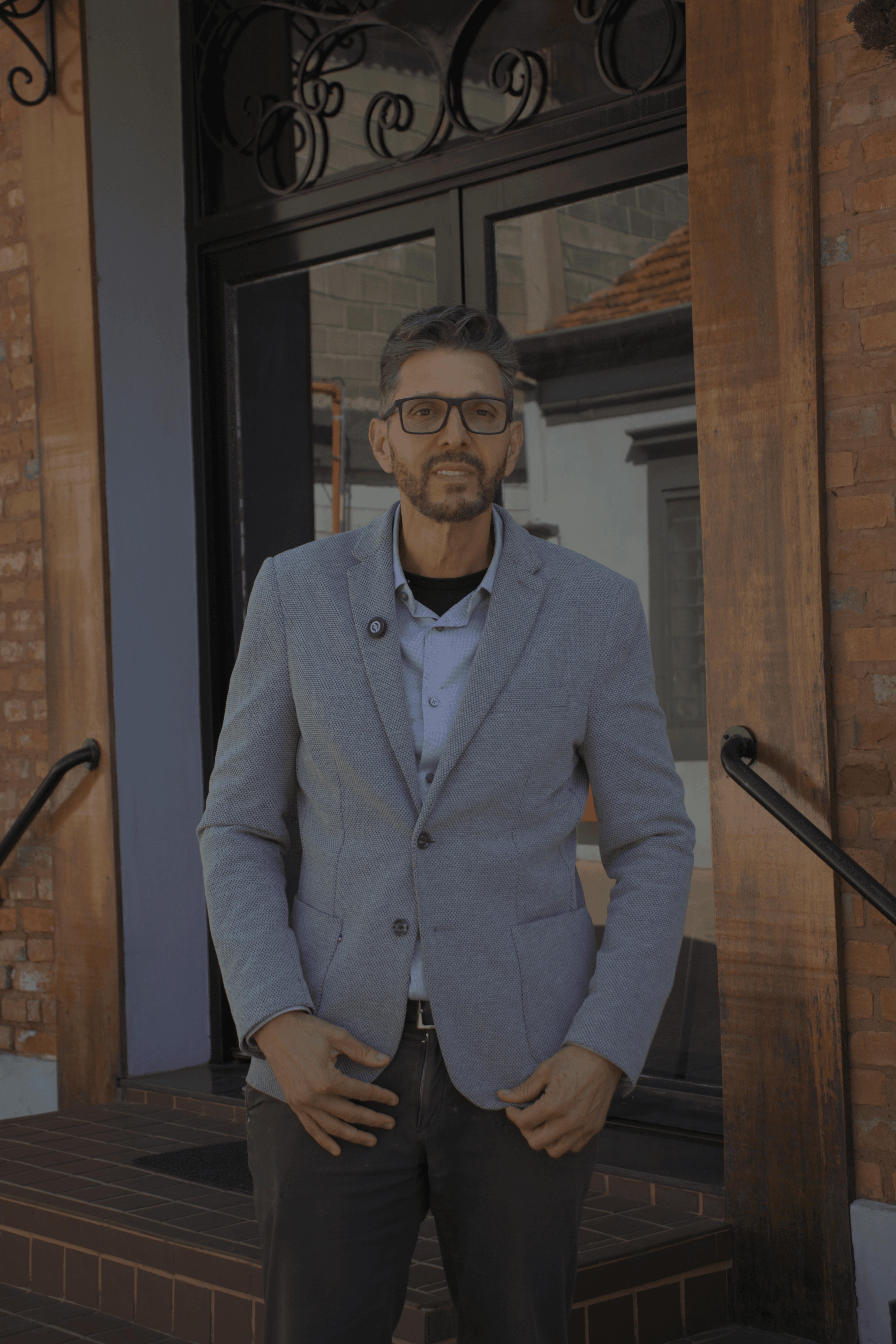 Foto de Newton Losi em viagem